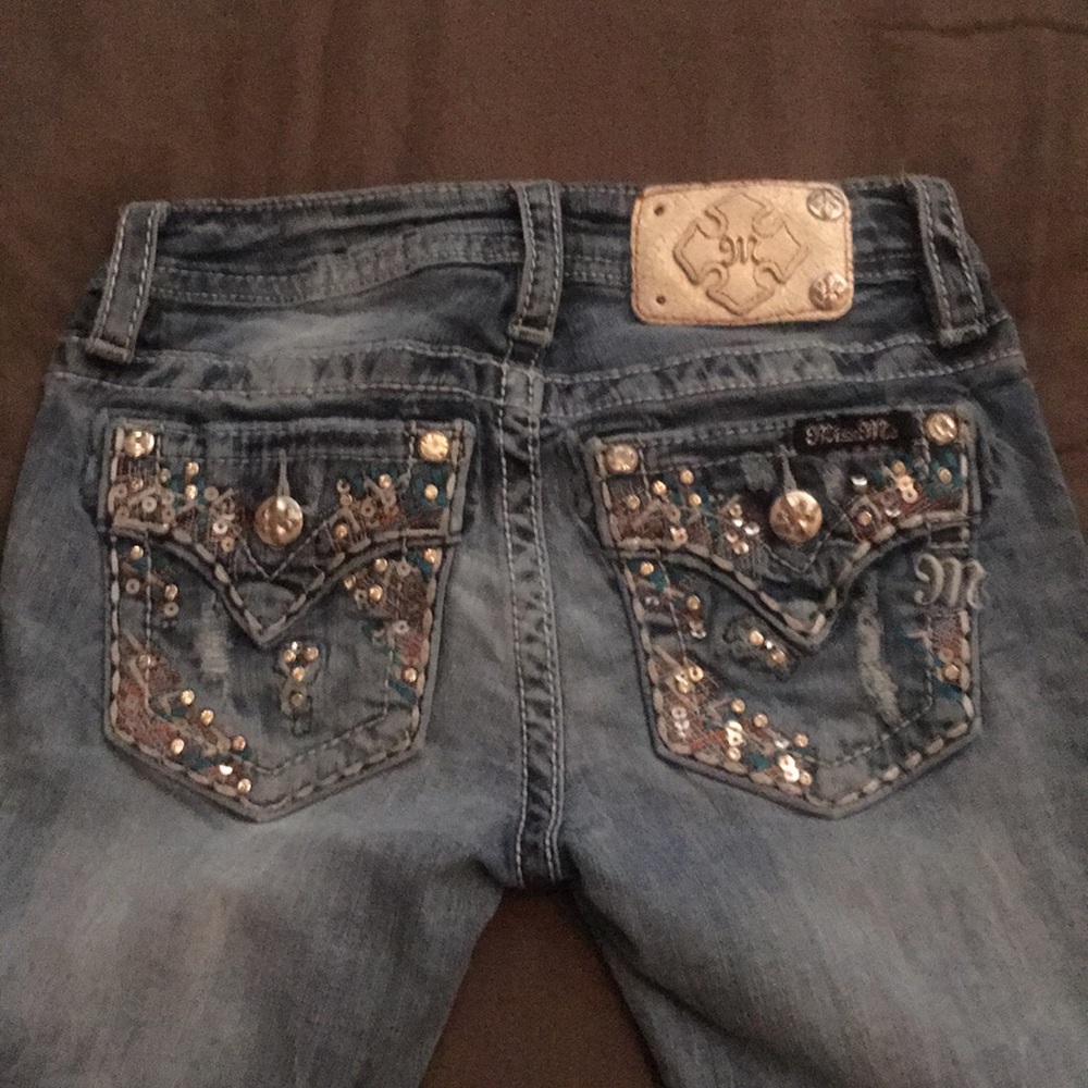 Girls MissMe Bootcut Jeans